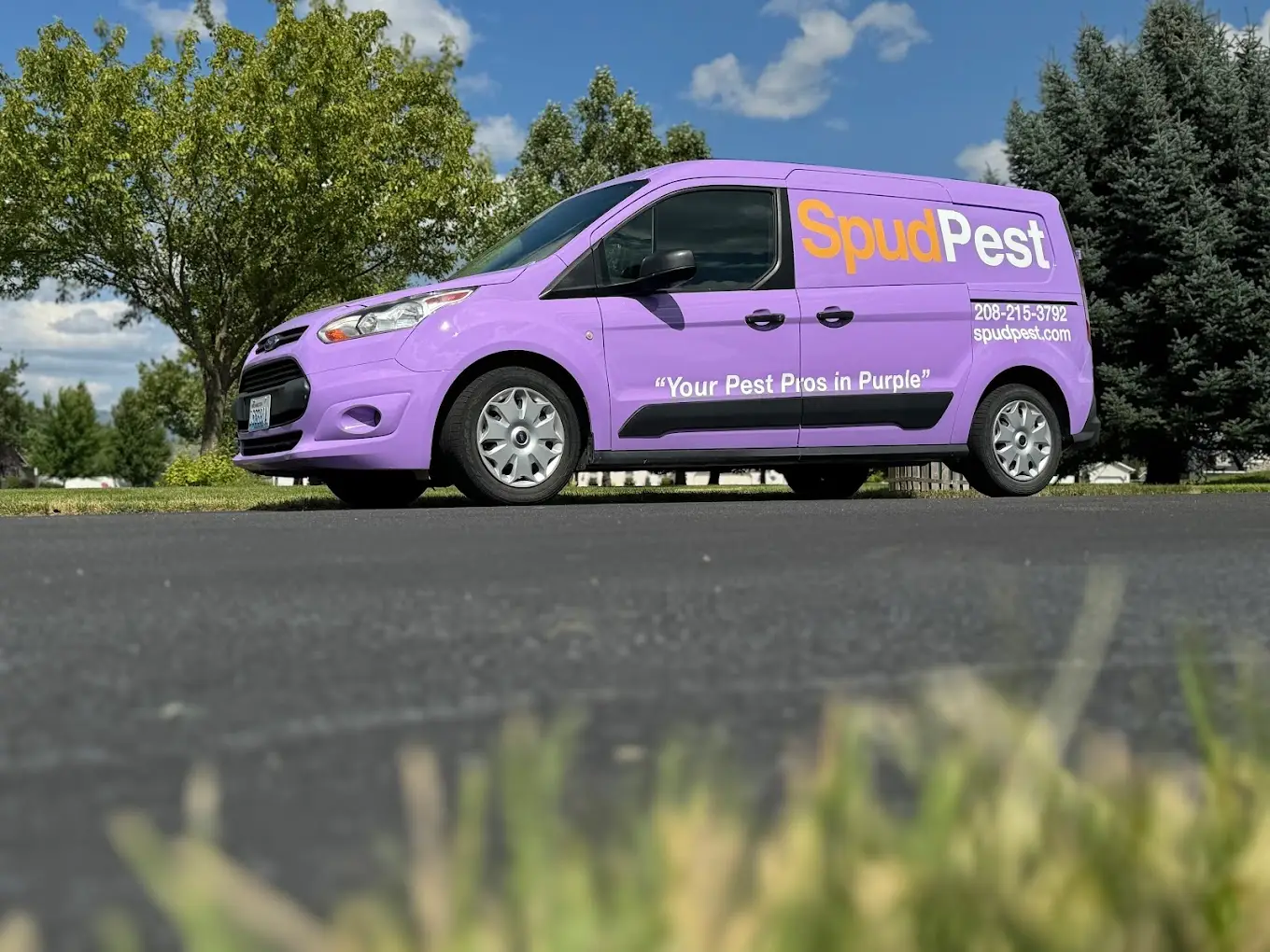 Spud Pest Control service vehicle